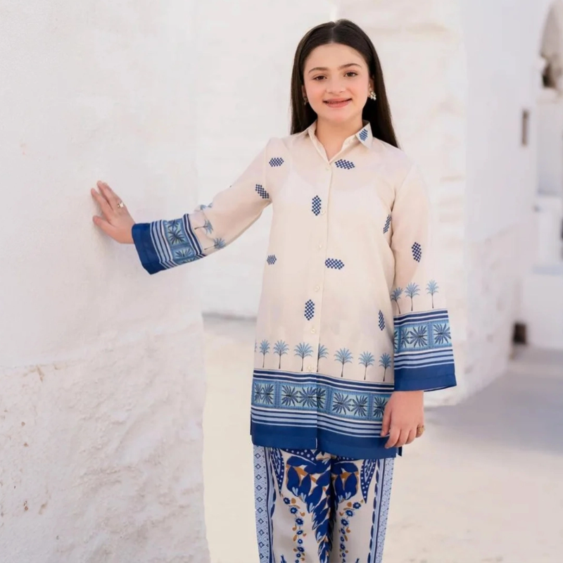 Leena - Floral Printed Kids Co-Ord Set