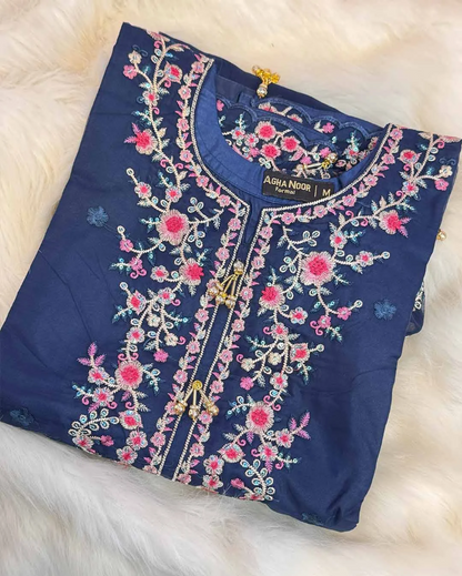 Tushita – Organza Embroidery Suit Set