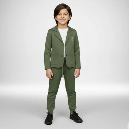 Hazel Green Premium Boys' Blazer Set