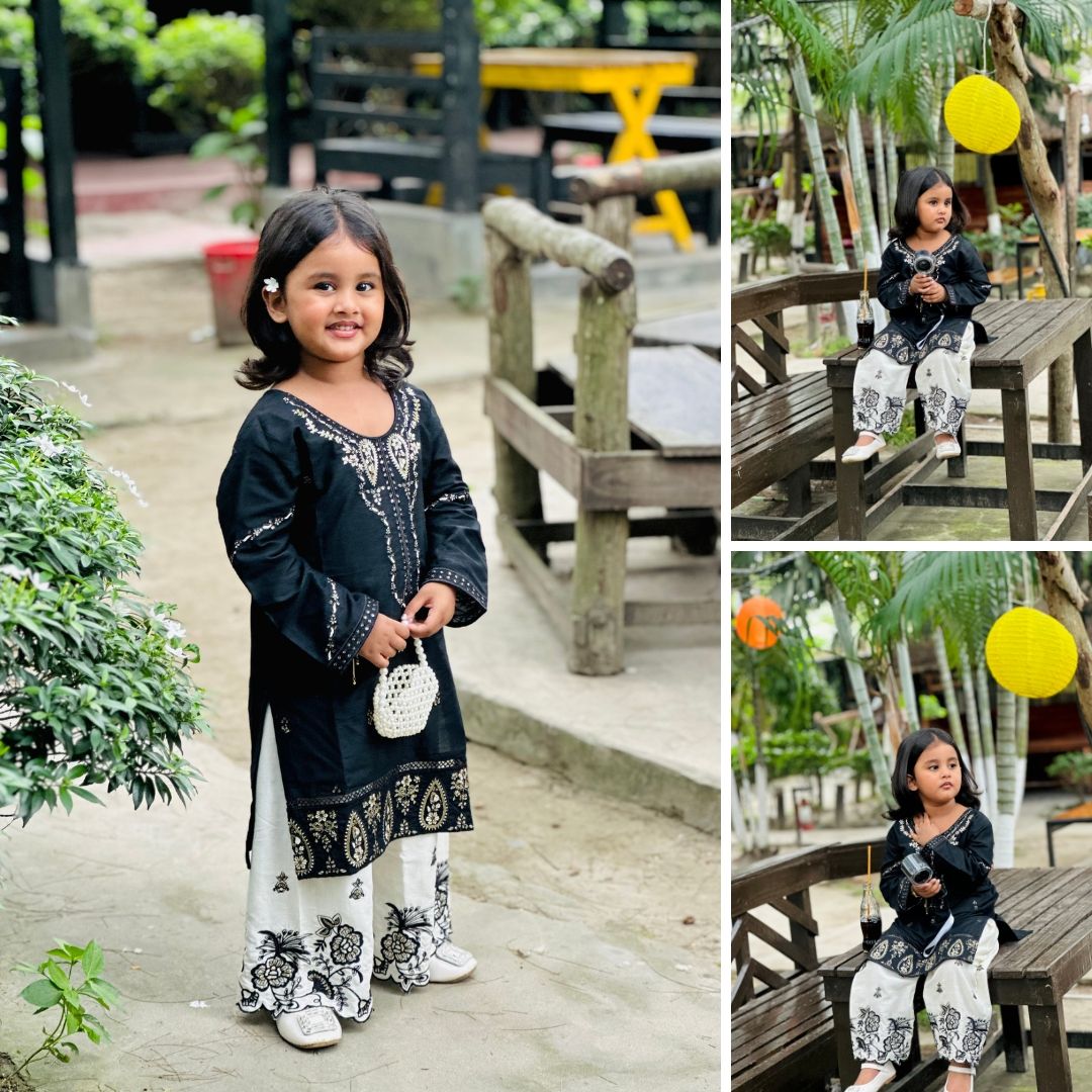 Sahar-Embroidered-2 Piece Kids Set
