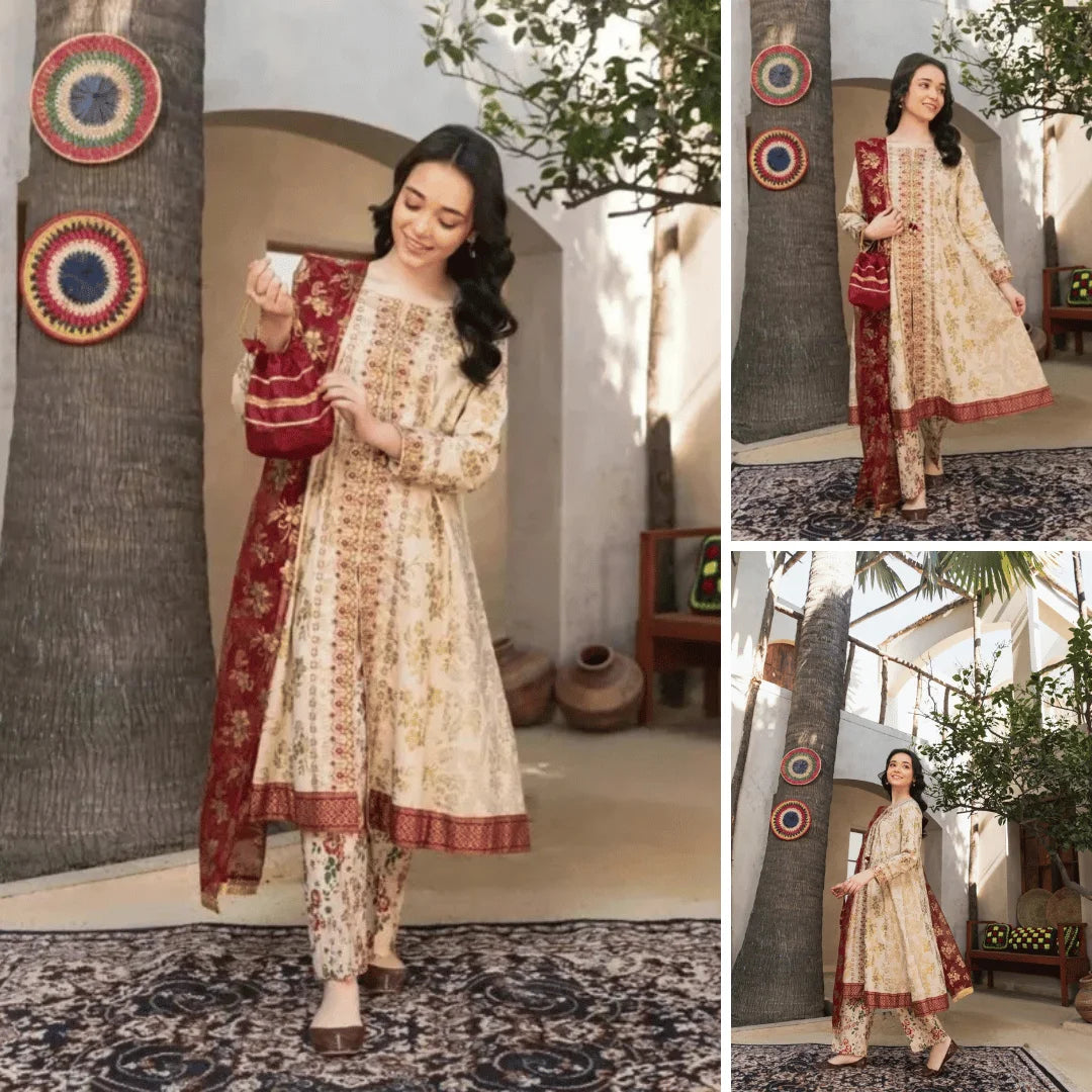 Shanaya-Embroidered-4 Piece Kids Set