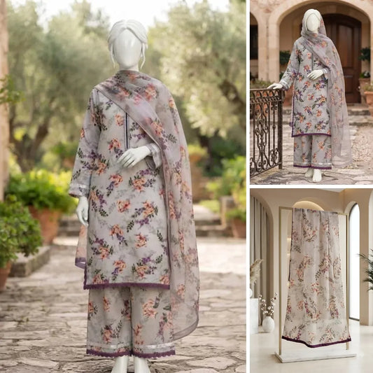 Shaira-Floral Print-3 Piece Set