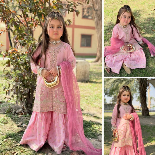 Bahar-Gharara-3 Piece Kids Set