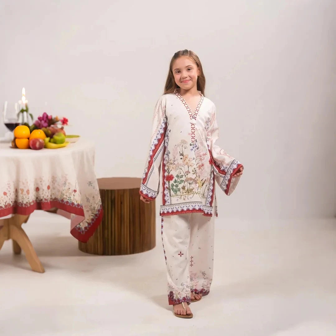 Afiya-Digital Print-2 Piece Kids Set