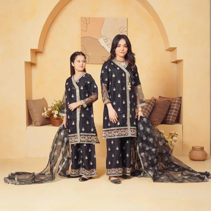 Afreen-Embroidered Angrakha-3 Piece Set