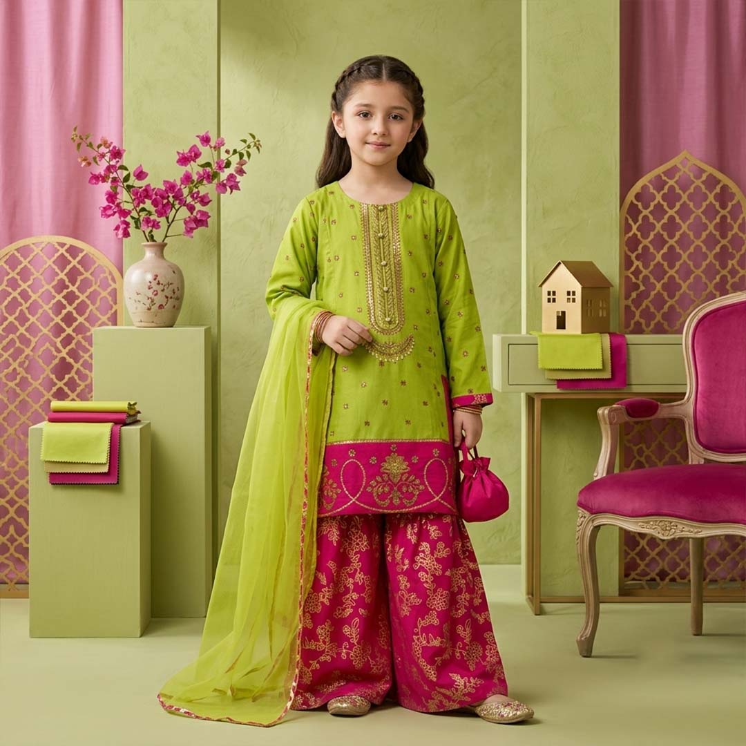 Anabia-Sharara-4 Piece Kids Set