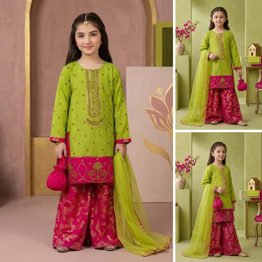 Anabia-Sharara-4 Piece Kids Set