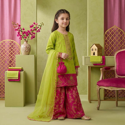Anabia-Sharara-4 Piece Kids Set