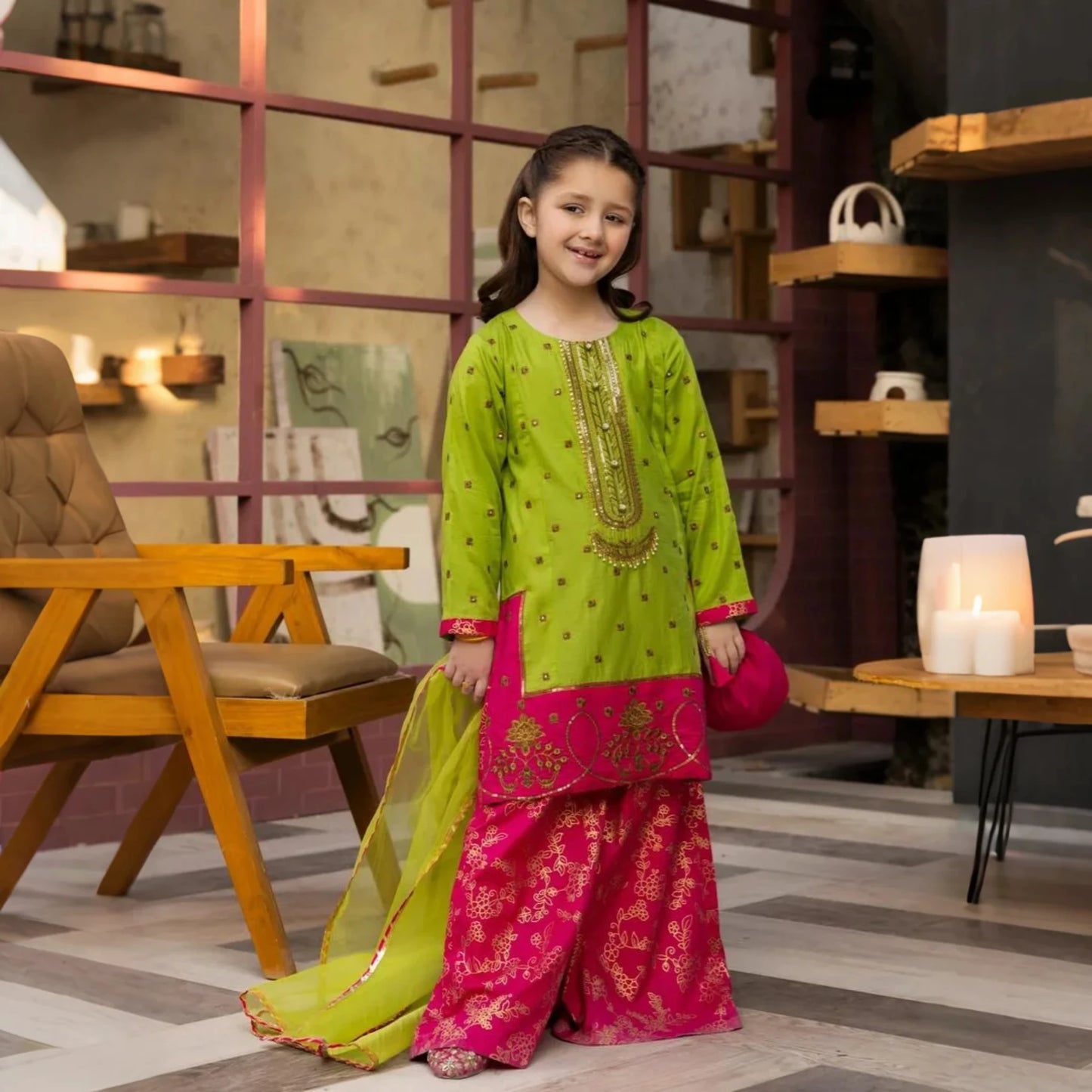 Anabia-Sharara-4 Piece Kids Set
