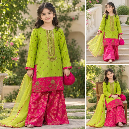 Anabia-Sharara-4 Piece Kids Set