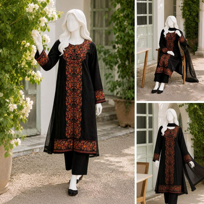 Arooj - Embroidery Cotton Suit Set