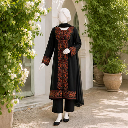 Arooj - Embroidery Cotton Suit Set
