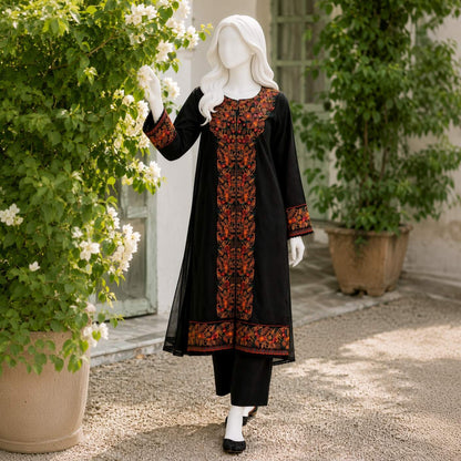 Arooj - Embroidery Cotton Suit Set