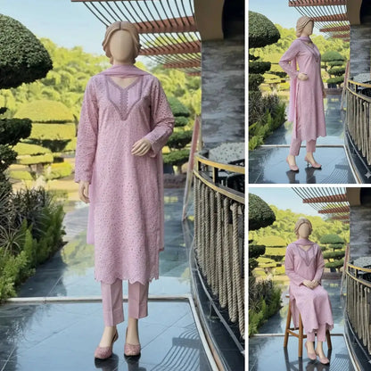 Elva-Premium Cotton-3 Piece Set