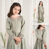Farah – Embroidered Cotton Kids Suit