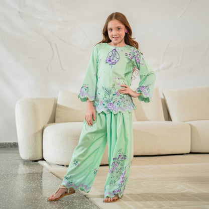 Fiza-Floral Print-2 Piece Kids Set