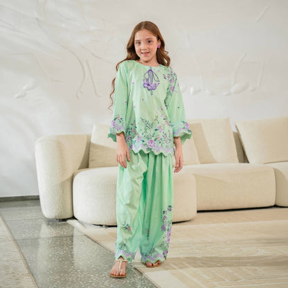 Fiza-Floral Print-2 Piece Kids Set
