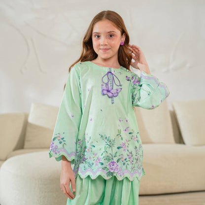 Fiza-Floral Print-2 Piece Kids Set