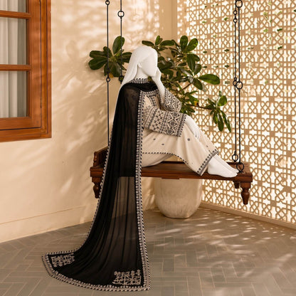 Hamna - Embroidered - 3 Piece Set
