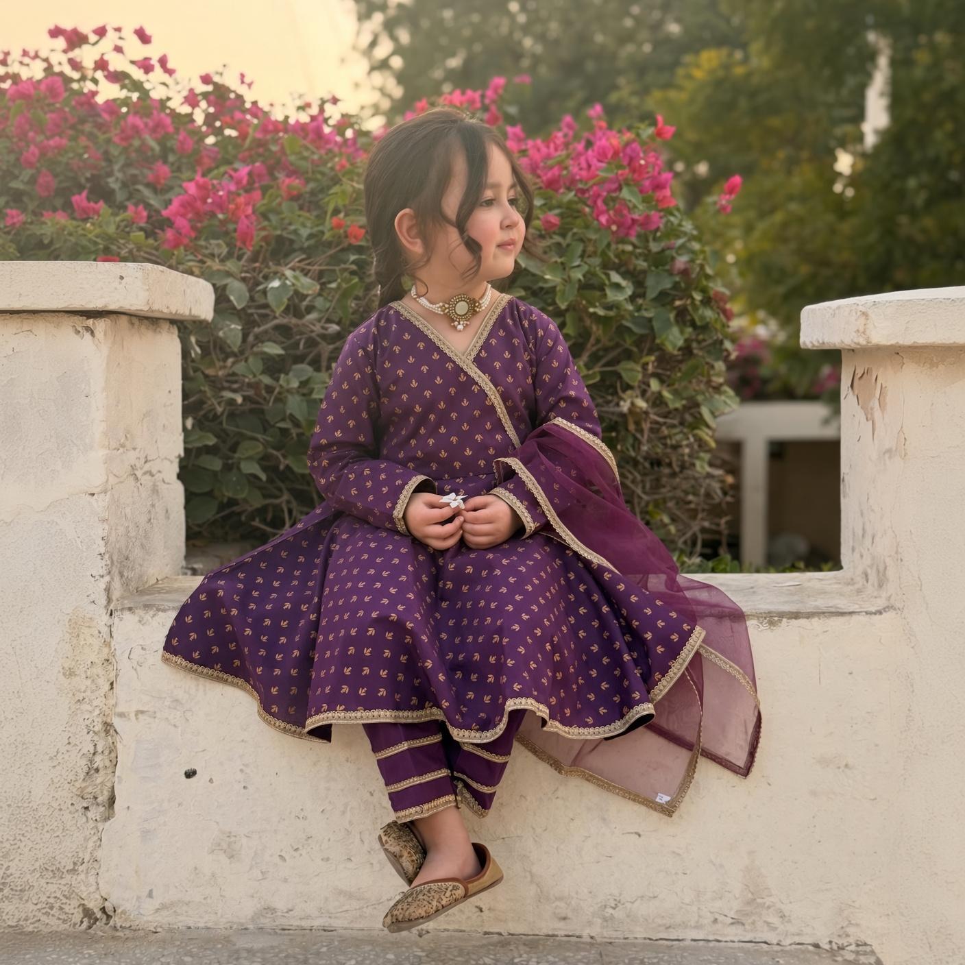 Hibba-Angrakha-3 Piece Kids Set