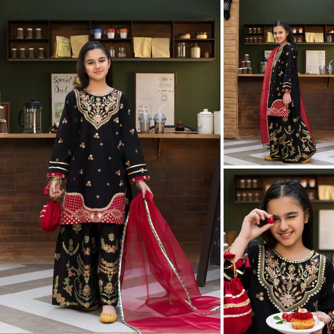 Irha-Sharara-4 Piece Kids Set