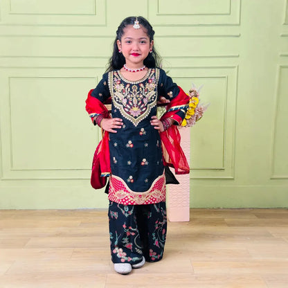 Irha-Sharara-4 Piece Kids Set