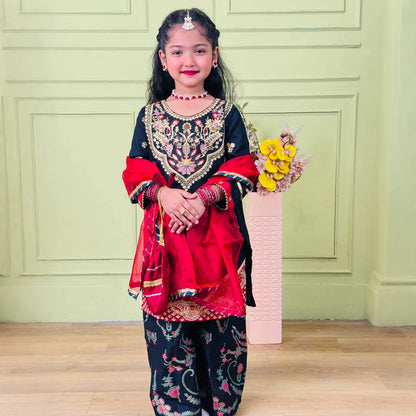 Irha-Sharara-4 Piece Kids Set