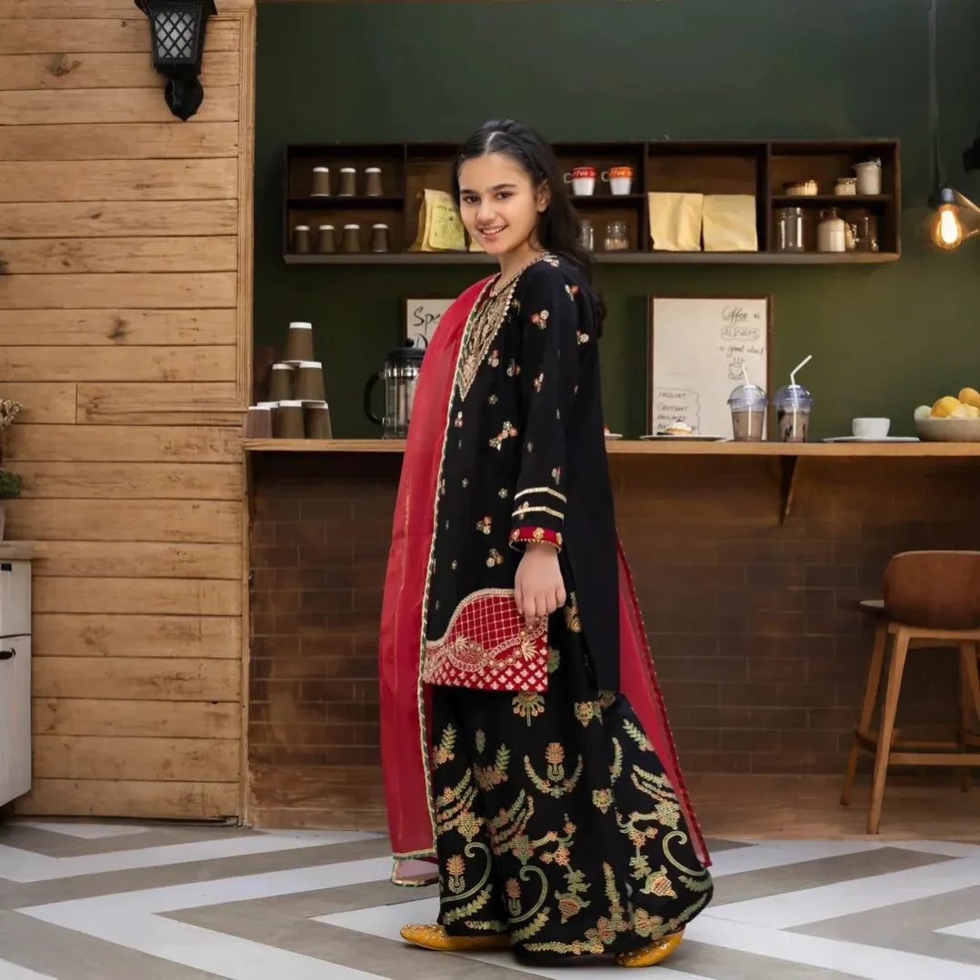 Irha-Sharara-4 Piece Kids Set