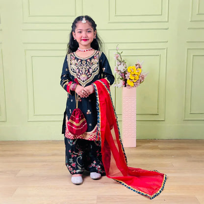 Irha-Sharara-4 Piece Kids Set