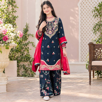 Irha-Sharara-4 Piece Kids Set