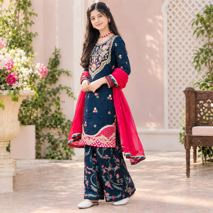 Irha-Sharara-4 Piece Kids Set