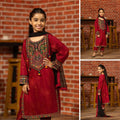 Kiyana - Embroidered Kids’ Cotton Suit Set