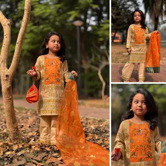 Lily-Embroidered-4 Piece Set