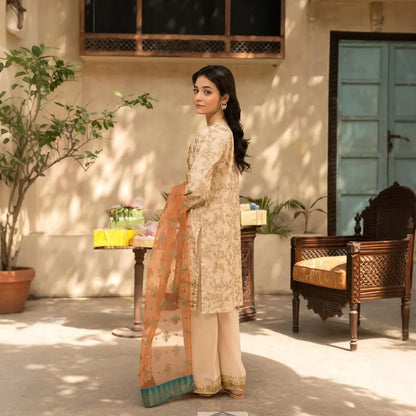 Lily - Festive Embroidery Kids Suit.