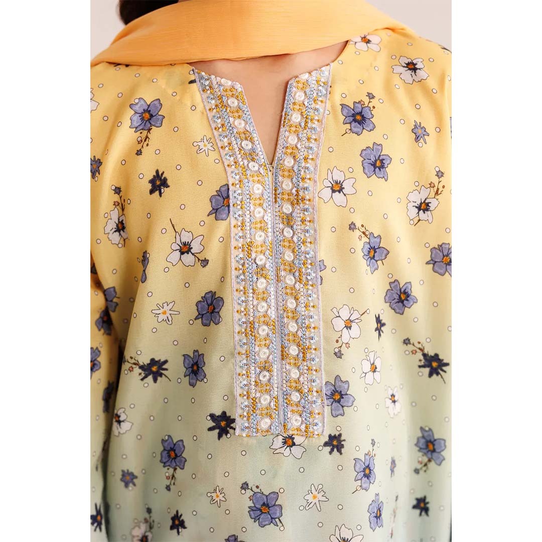 Lotus-Embroidery-3 Piece Kids Set
