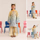 Lotus-Embroidery-3 Piece Kids Set