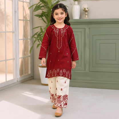Maham-Embroidered-2 Piece Kids Set