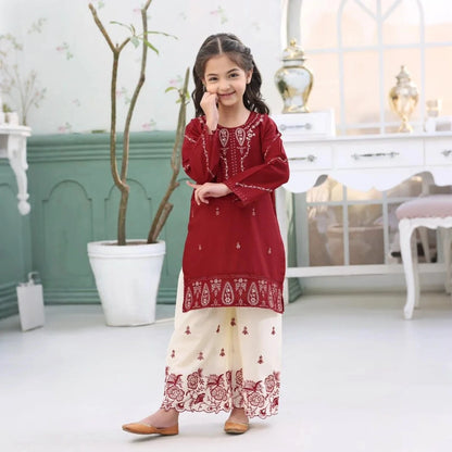 Maham-Embroidered-2 Piece Kids Set