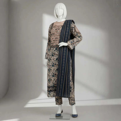 Mahira-Digital Print-3 Piece Set