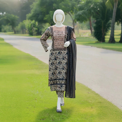 Mahira-Digital Print-3 Piece Set