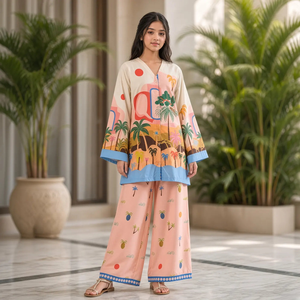 Mehak – Floral Printed Co-Ord Set