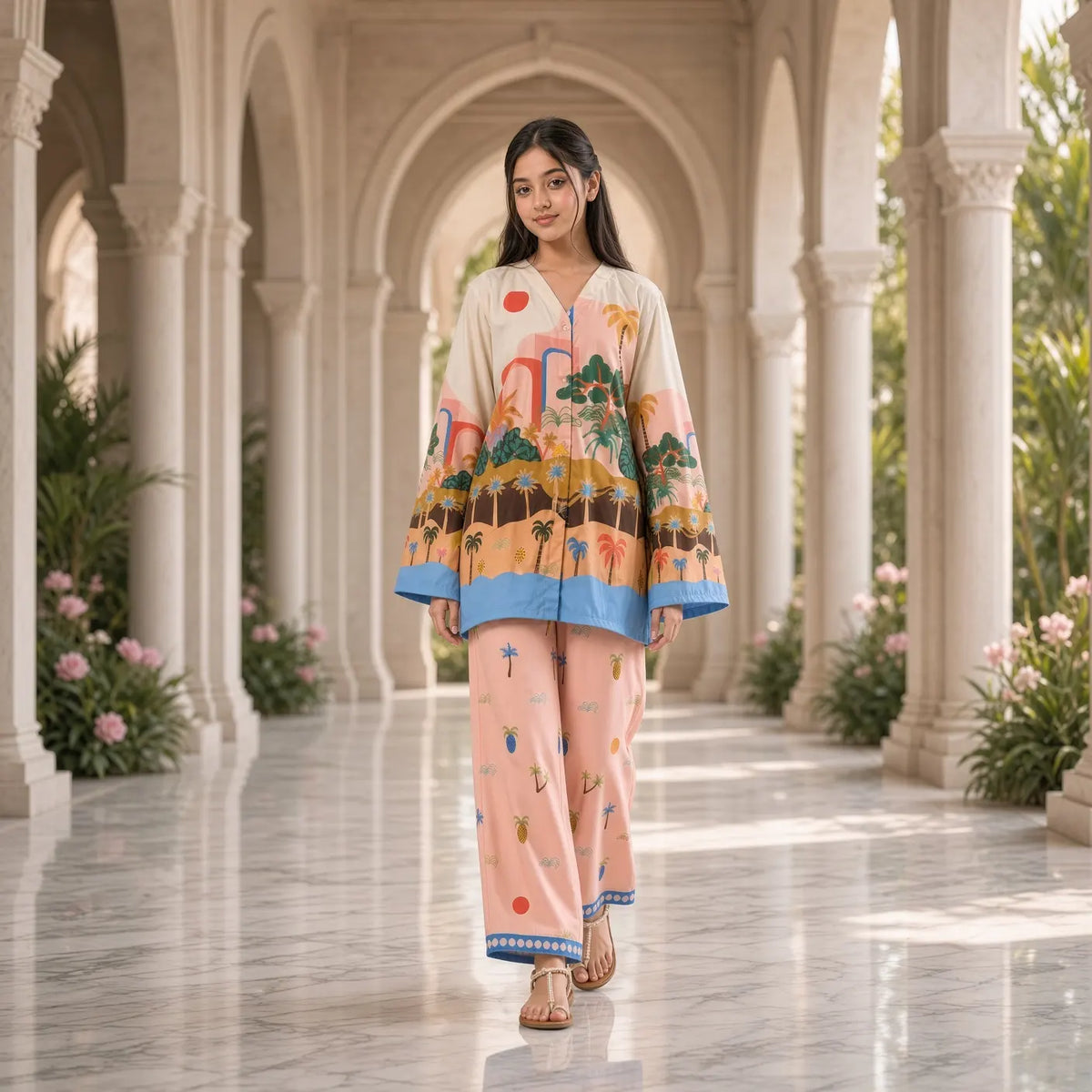 Mehak – Floral Printed Co-Ord Set