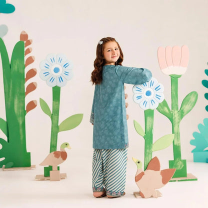Meherun-Embroidered-2 Piece Kids Set