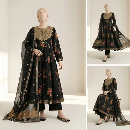 Nafisa-Premium Cotton-3 Piece Set