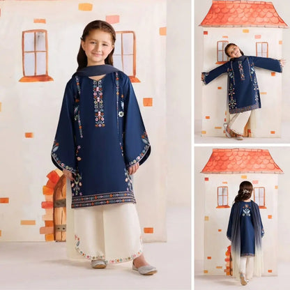 Nilima-Embroidered-3 Piece Kids Set
