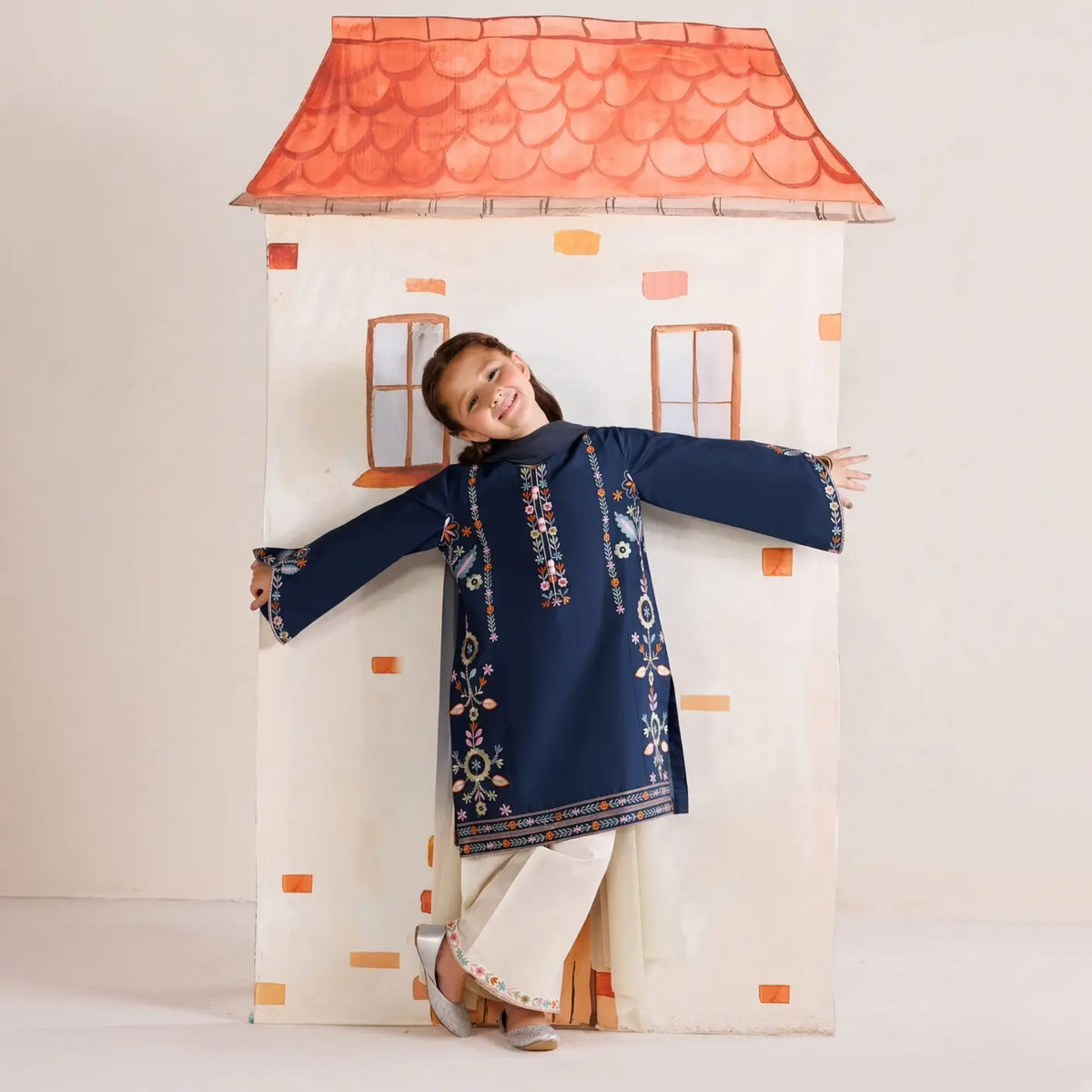 Nilima-Embroidered-3 Piece Kids Set