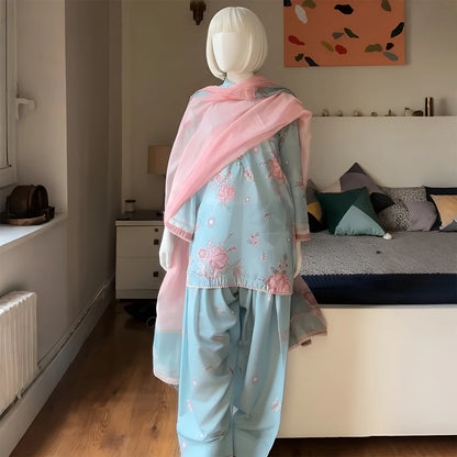 Nisa – Floral Printed Suit Set