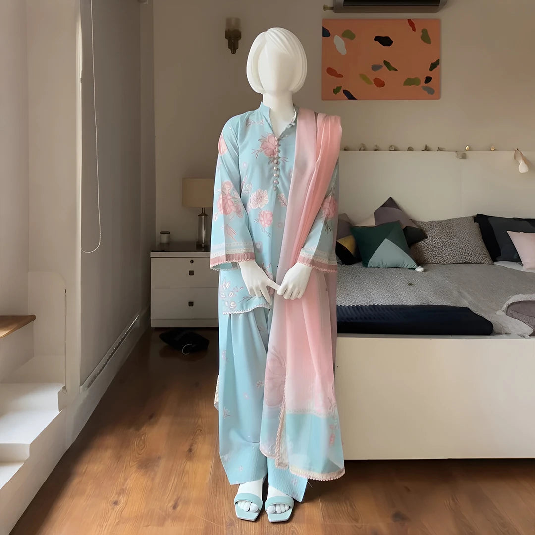 Nisa – Floral Printed Suit Set