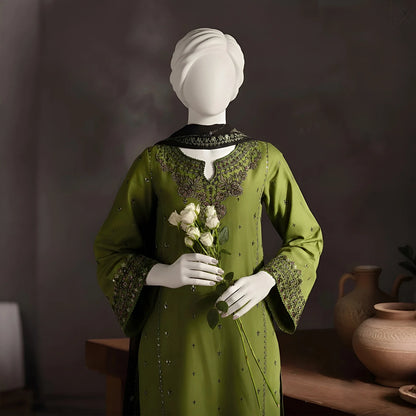 Pushpita - Embroidery Cotton Suit Set