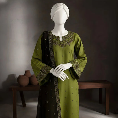 Pushpita - Embroidery Cotton Suit Set